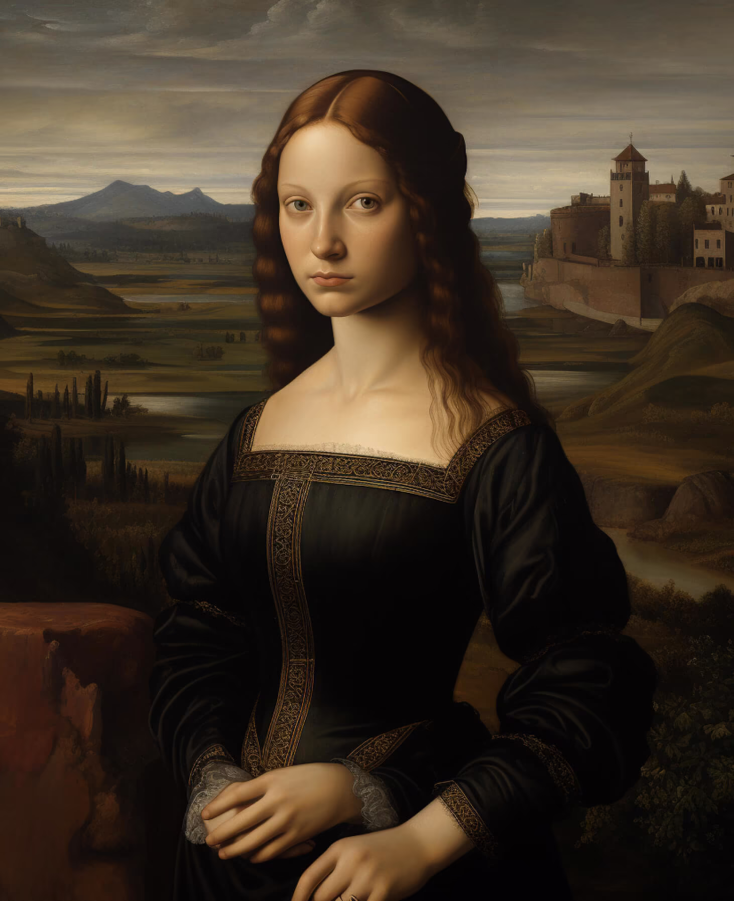 Mona Lisa overlay image